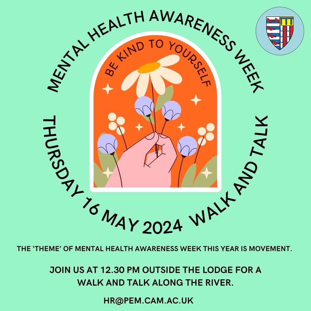 Mental Health Week 2024 Walk and Talk, Thursday 16 May 2024