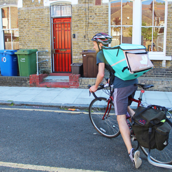 Pembroke House Delivery Cyclist